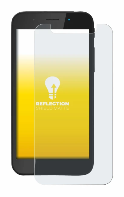 Image of the device Shiftphones Shift5me with a wide variety of screen protectors.