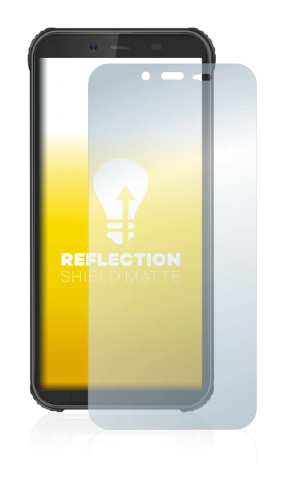 Image of the device Blackview BV5500 with a wide variety of screen protectors.