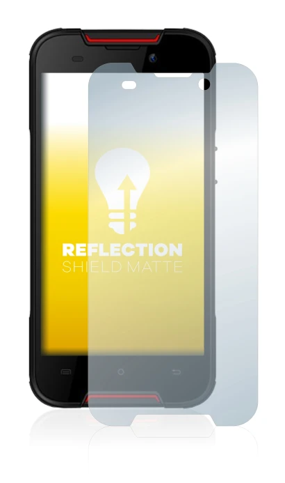 Image of the device Cubot Quest Lite with a wide variety of screen protectors.