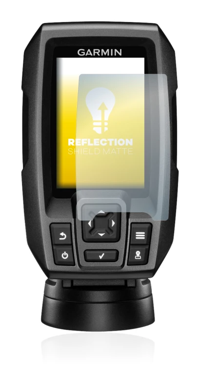 Image of the device Garmin Striker 4 with a wide variety of screen protectors.