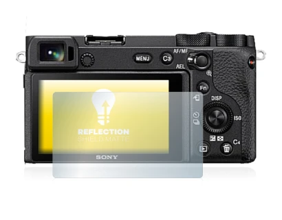 Image of the device Sony Alpha 6600 with a wide variety of screen protectors.