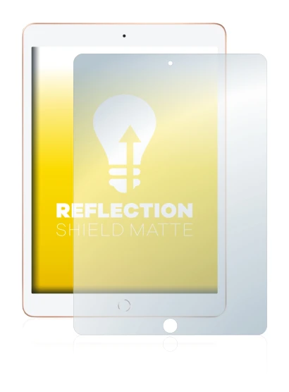 Image of the device Apple iPad 10.2" 2019 (7th Gen.) with a wide variety of screen protectors.