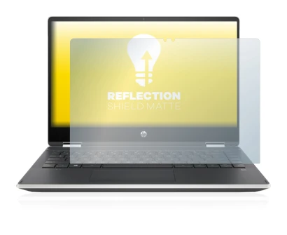 Image of the device HP Pavilion x360 (14-dhX) with a wide variety of screen protectors.
