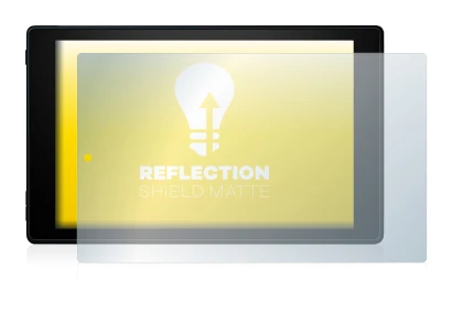 Image of the device Amazon Fire HD 10 2019 (9th Gen.) with a wide variety of screen protectors.