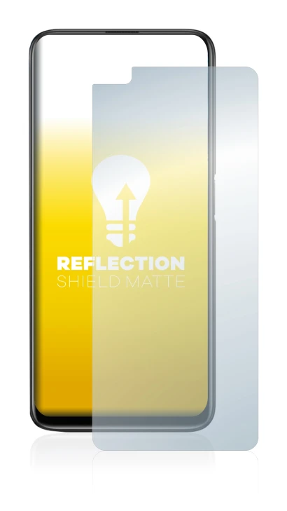 Image of the device realme 6 Pro with a wide variety of screen protectors.