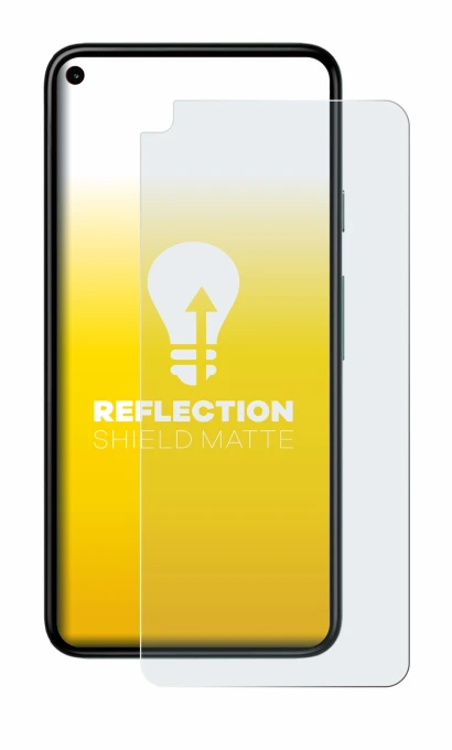 Image of the device Google Pixel 5 with a wide variety of screen protectors.