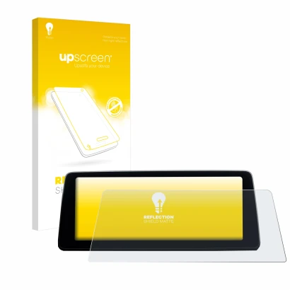 Front side of a product packaging with the brand logo upscreen. Next to it is the device BMW 7 G11 2016-2018 Infotainment Syst