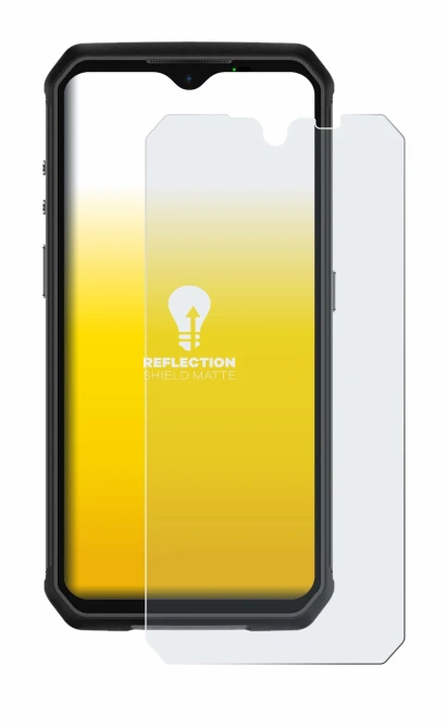 Image of the device Ulefone Armor 9 with a wide variety of screen protectors.