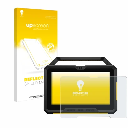 Front side of a product packaging with the brand logo upscreen. Next to it is the device Dell Latitude 7220 shown with the cor