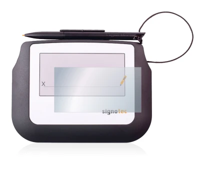 Image of the device Signotec Signature Sigma Lite with a wide variety of screen protectors.
