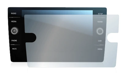 Image of the device Volkswagen Tiguan Discover Media 8" 2017 with a wide variety of screen protectors.