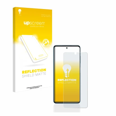 Front side of a product packaging with the brand logo upscreen. Next to it is the device Xiaomi Poco X3 NFC shown with the cor