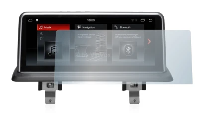 Image of the device BMW 1 E88 2004-2013 VioVox 8251 10.25" with a wide variety of screen protectors.