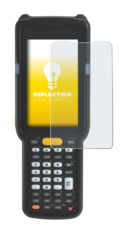 Image of the device Zebra MC330L with a wide variety of screen protectors.