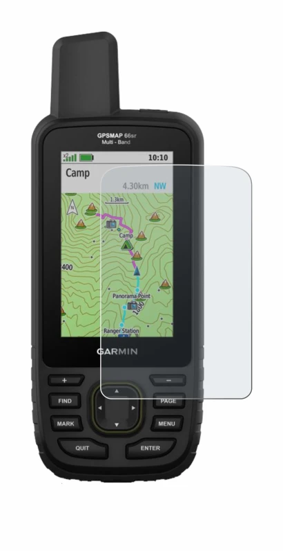 Image of the device Garmin GPSMAP 66sr with a wide variety of screen protectors.