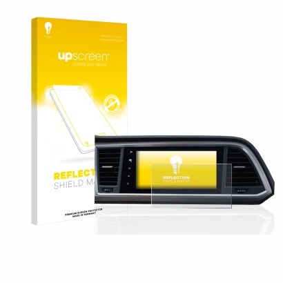 Front side of a product packaging with the brand logo upscreen. Next to it is the device Seat Ateca Style Go 2020 Infotainment