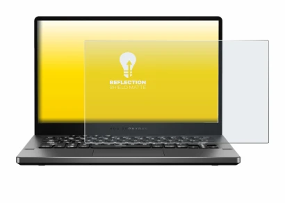 Image of the device ASUS ROG Zephyrus G14 GA401 with a wide variety of screen protectors.