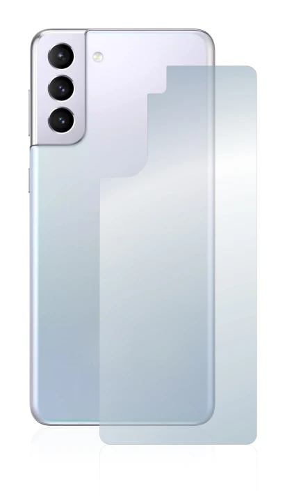 Image of the device Samsung Galaxy S21 5G (Back) with a wide variety of screen protectors.
