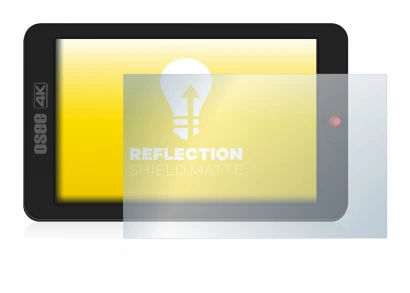 Image of the device Osee G7 with a wide variety of screen protectors.