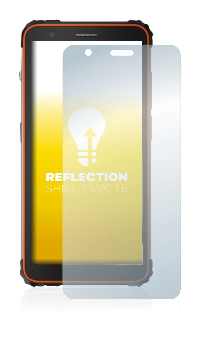 Image of the device Blackview BV6600 with a wide variety of screen protectors.