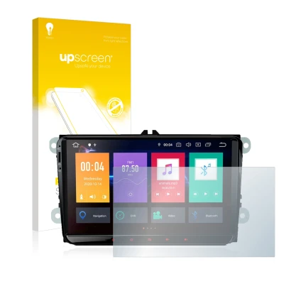 Front side of a product packaging with the brand logo upscreen. Next to it is the device Xtrons PBE90MTVL shown with the corre