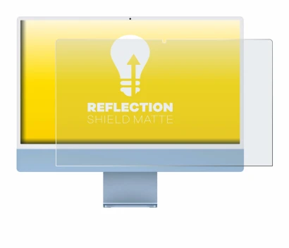 Image of the device Apple iMac 24" M1 2021 with a wide variety of screen protectors.