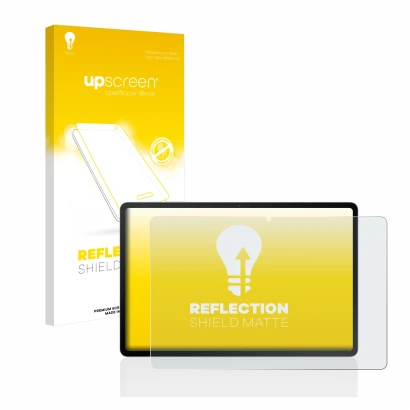 Front side of a product packaging with the brand logo upscreen. Next to it is the device Samsung Galaxy Tab S7 FE (Landscape)