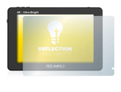 Image of the device Feelworld LUT7 7" with a wide variety of screen protectors.