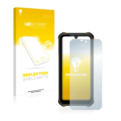 Front side of a product packaging with the brand logo upscreen. Next to it is the device Oukitel WP15 5G shown with the corres