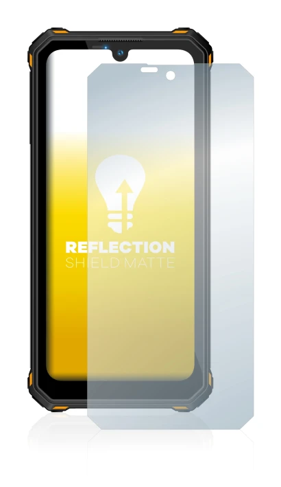 Image of the device Oukitel WP15 5G with a wide variety of screen protectors.