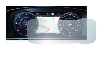 Image of the device Volkswagen Golf 7 Facelift (2016-2019) Active Info Display 12.3" with a wide variety of screen protectors.