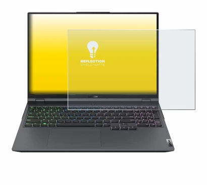Image of the device Lenovo Legion 5 Pro with a wide variety of screen protectors.