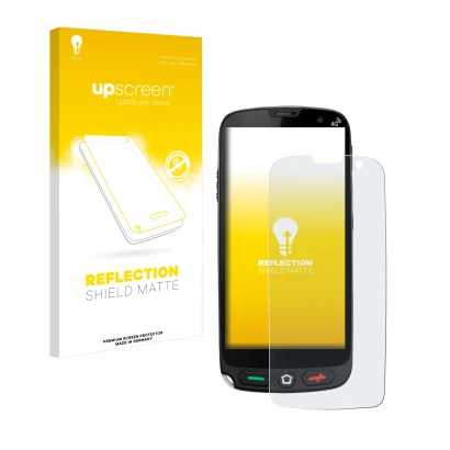 Front side of a product packaging with the brand logo upscreen. Next to it is the device Brondi Amico XS shown with the corres