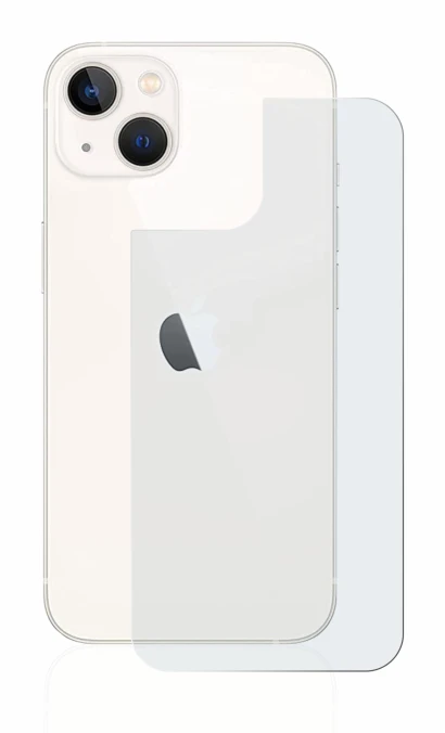 Image of the device Apple iPhone 13 (Back) with a wide variety of screen protectors.