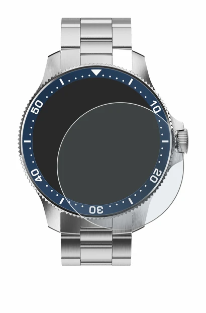 Image of the device Withings ScanWatch Horizon (43 mm) with a wide variety of screen protectors.
