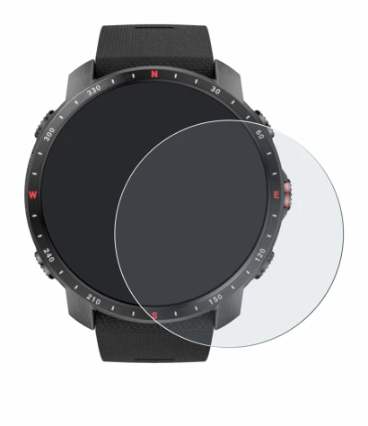 Image of the device Polar Grit X Pro with a wide variety of screen protectors.