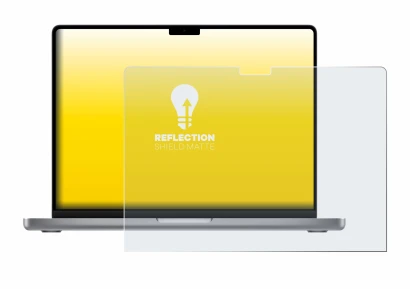 Image of the device Apple MacBook Pro 14" 2021 with a wide variety of screen protectors.