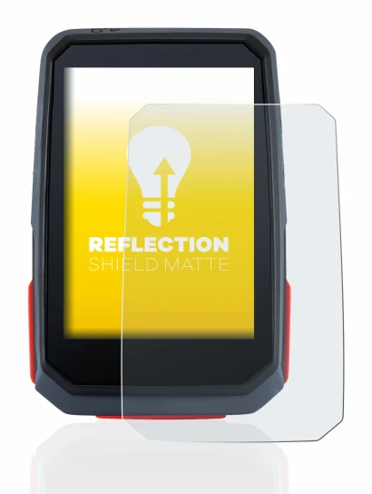 Image of the device Sigma ROX 4.0 with a wide variety of screen protectors.