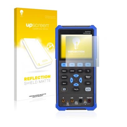 Front side of a product packaging with the brand logo upscreen. Next to it is the device Owon HDS 200 Series shown with the co