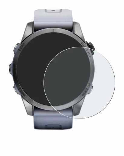 Image of the device Garmin Fenix 7S (42 mm) with a wide variety of screen protectors.