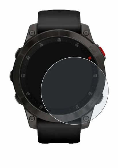 Image of the device Garmin epix (Gen. 2) with a wide variety of screen protectors.