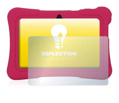 Image of the device Pritom K7 with a wide variety of screen protectors.