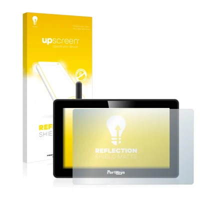 Front side of a product packaging with the brand logo upscreen. Next to it is the device Portkeys BM5 WR shown with the corres