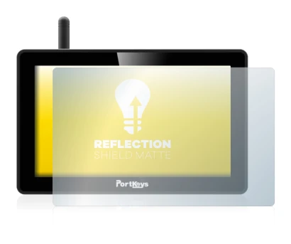 Image of the device Portkeys BM5 WR with a wide variety of screen protectors.