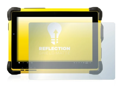 Image of the device Trimble T10 with a wide variety of screen protectors.