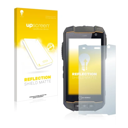 Front side of a product packaging with the brand logo upscreen. Next to it is the device i.safe MOBILE IS530.2 shown with the 