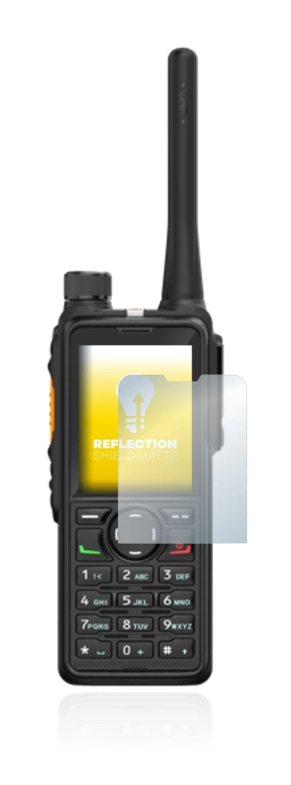 Image of the device Hytera HP785 with a wide variety of screen protectors.