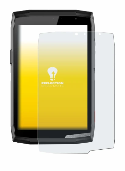 Image of the device Crosscall Core T5 with a wide variety of screen protectors.