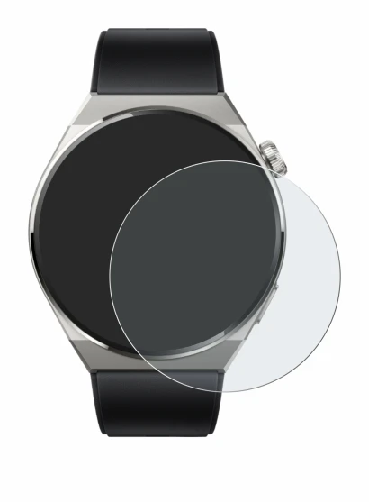 Image of the device Huawei Watch GT 3 Pro Titanium (46mm) with a wide variety of screen protectors.