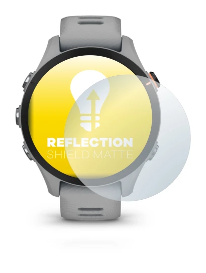 Image of the device Garmin Forerunner 255S with a wide variety of screen protectors.